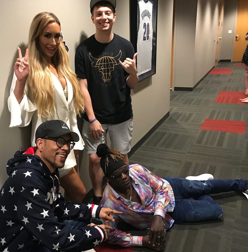 Carmella R Truth WWE w Jason & John on 92.9 FM ESPN