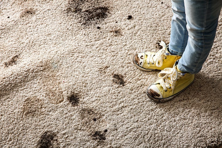 Dirty carpet