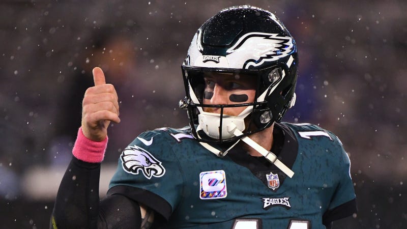Carson Wentz thumbs up