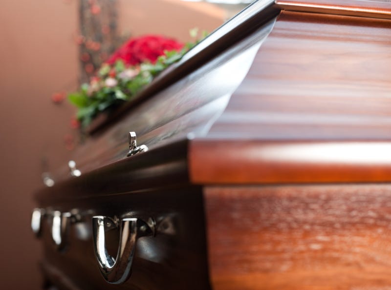 Casket close up