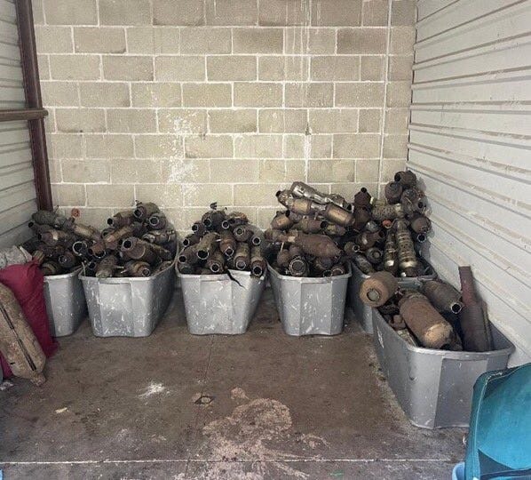 catalytic converters in containers