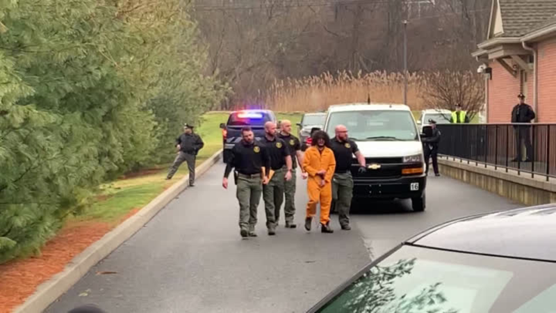 Danilo Cavalcante is escorted into court on Feb. 2, 2024.