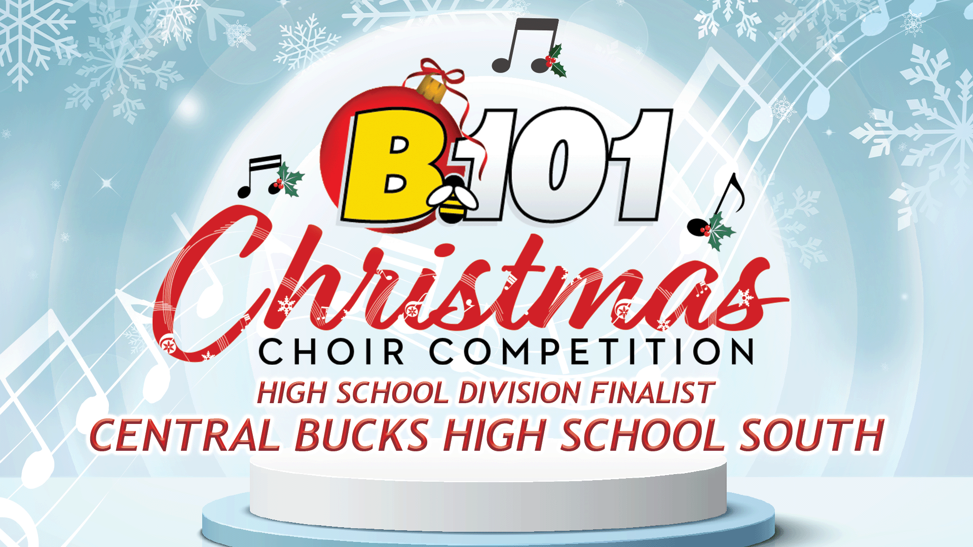 Central Bucks High School South Advances to High School Finals of B101's 2023 Christmas Choir Competition