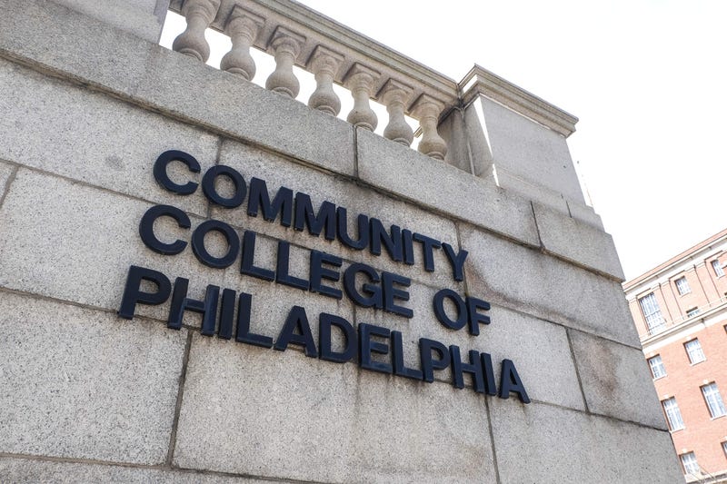 Community College of Philadelphia sign