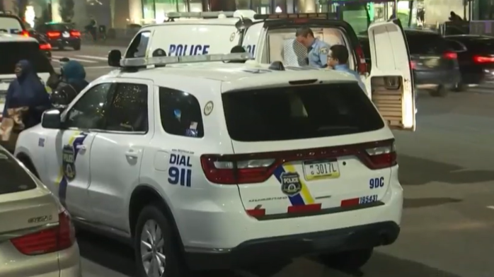 Police arrested four teens involved in a flash mob that brought chaos to Center City on Wednesday night.