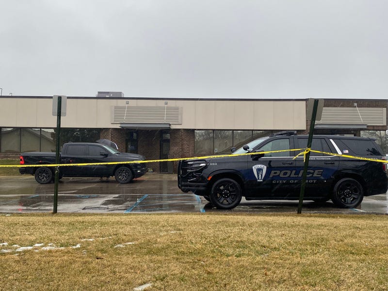 Police on scene at The Oxford Center in Troy