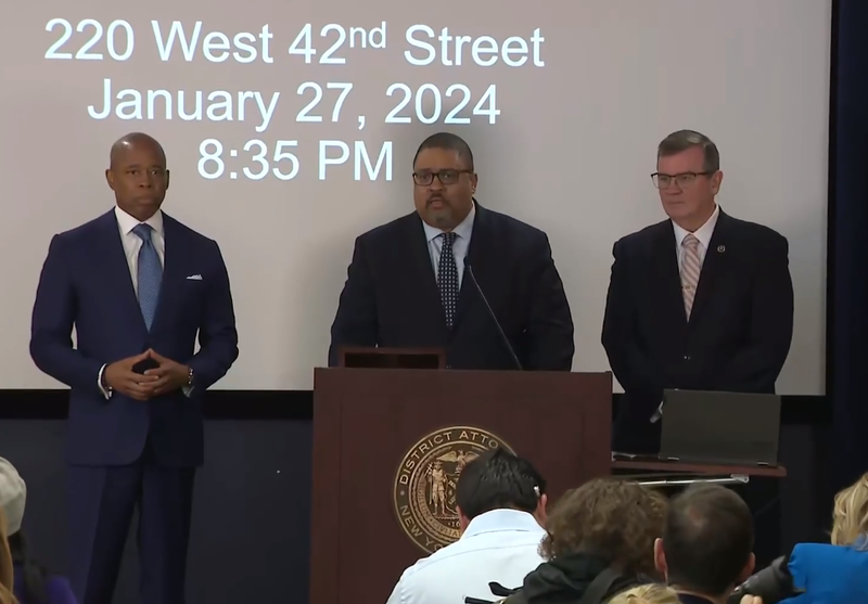 Adams and Bragg held a news conference Thursday to announce the charges