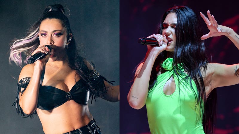 Charli XCX and Dua Lipa