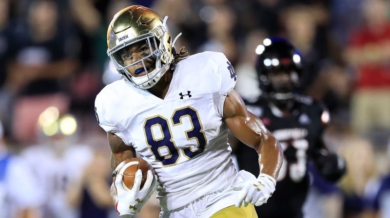 Notre Dame receiver Chase Claypool