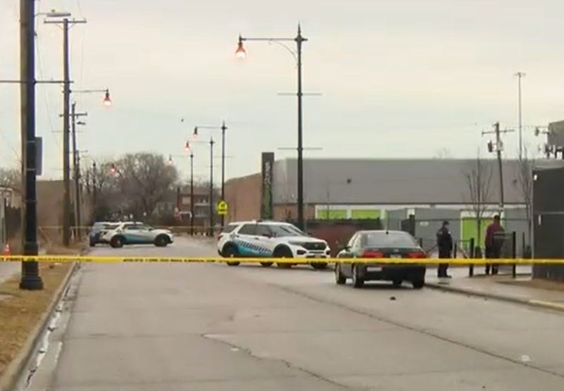 crime scene outside Perspectives Leadership Academy