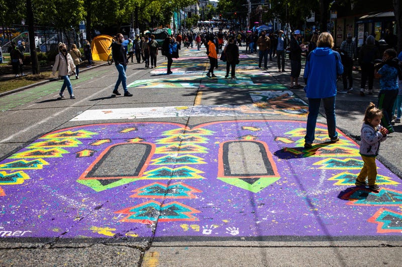 BLM Mural on Capitol Hill
