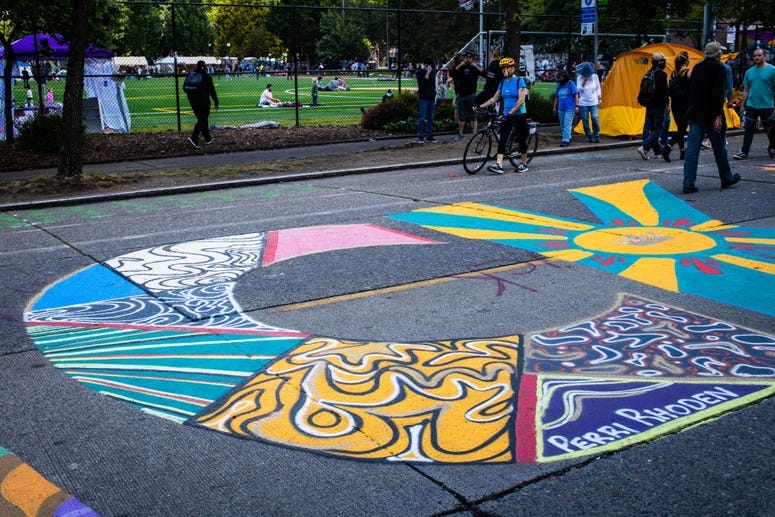 BLM Mural on Capitol Hill
