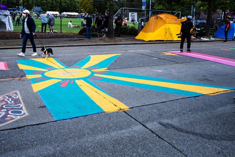BLM Mural on Capitol Hill