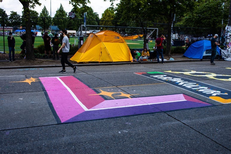 BLM Mural on Capitol Hill