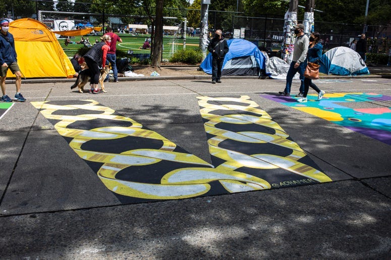 BLM Mural on Capitol Hill