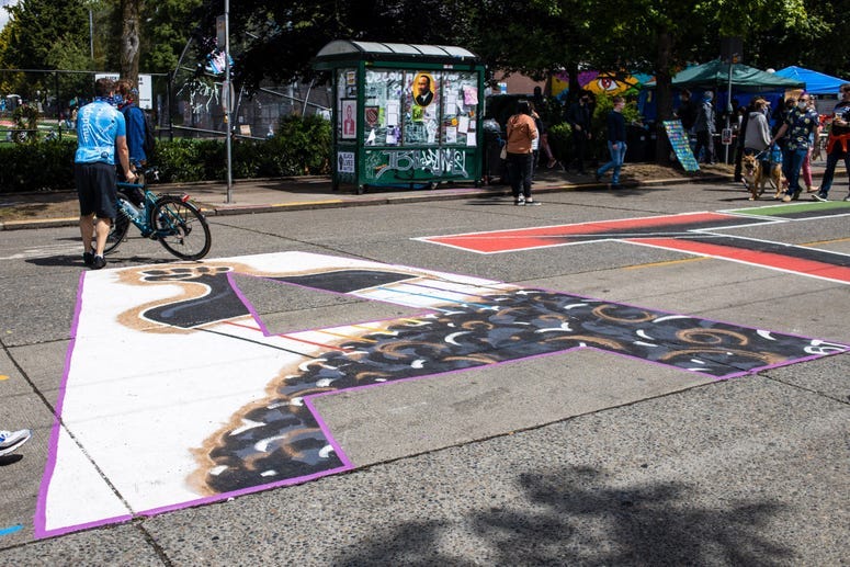 BLM Mural on Capitol Hill