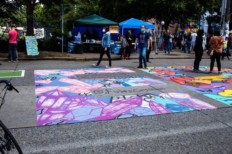BLM Mural on Capitol Hill