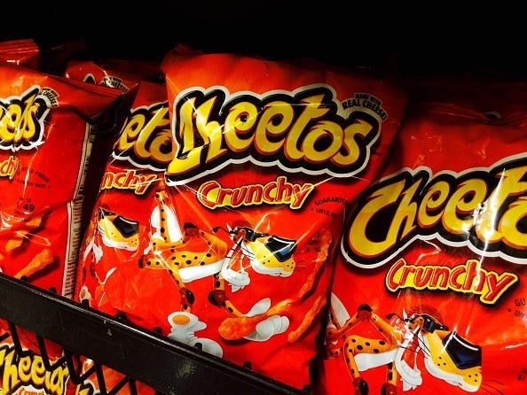 Cheetos, Mac and Cheese, 3 Flavors. Flamin' Hot, Cheesy Jalapeno, Grocery Stores, Shelves, Snack