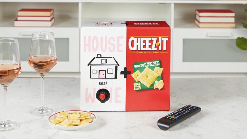 Cheez-It, Wine, Rose, White Cheddar, Perfect Pair, Wine Box