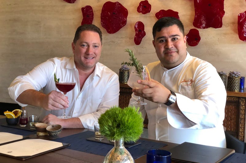 Chef Alexis Palacios and Liam (Photo credit: Foodie Chap/Liam Mayclem)
