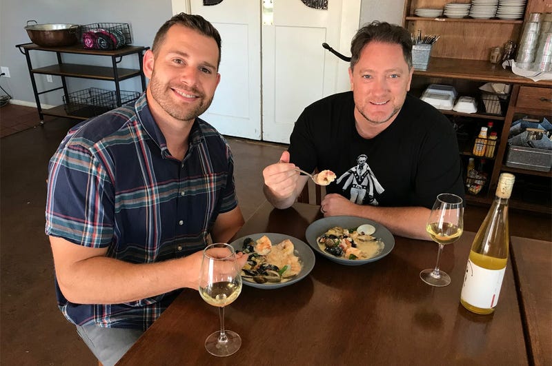 Liam with Chef Austin Perkins of William Tell House