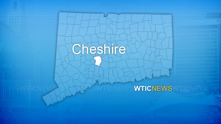 Map of Connecticut, Cheshire