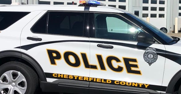 A chesterfield police car