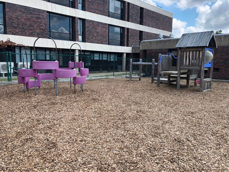 Playground at Buffalo State College. July 24, 2020 (WBEN Photo/Mike Baggerman)