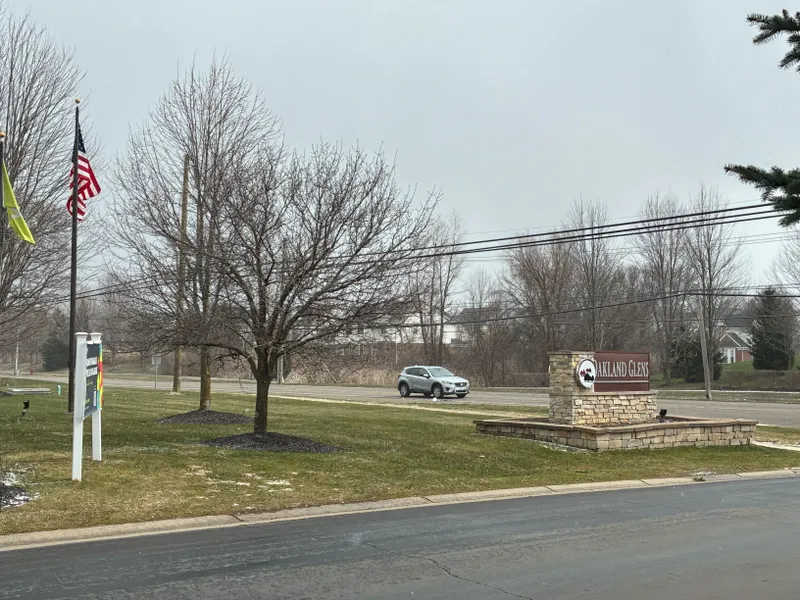 Mobile home community where police say a baby was killed by a dog.