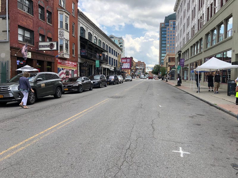 Chippewa Street. July 24, 2020 (WBEN Photo/Mike Baggerman)