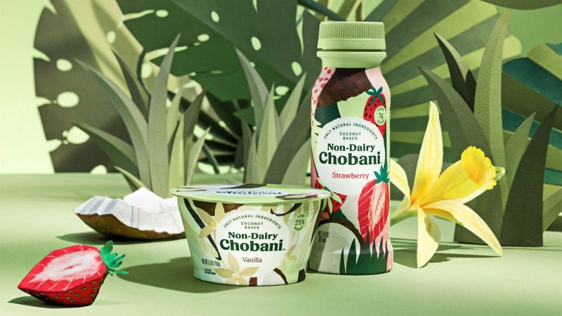 Chobani's non-dairy line is coconut based