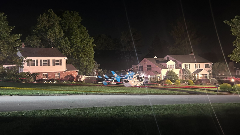 Medical helicopter makes emergency landing outside Montco home