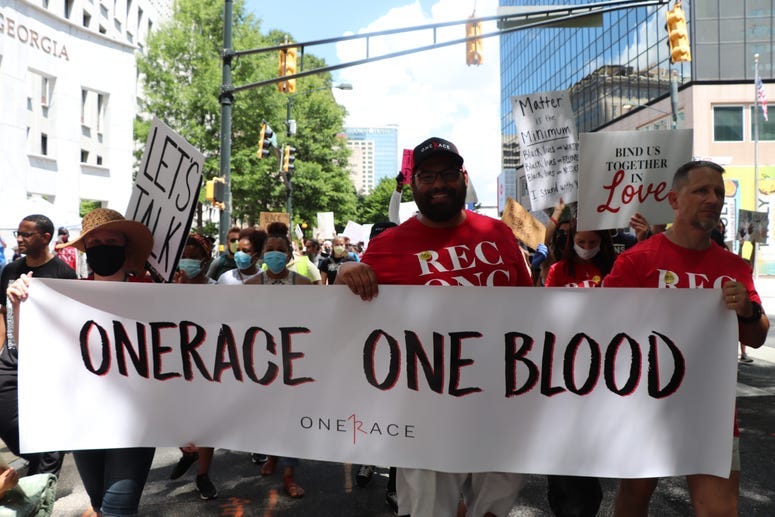 One Race One Blood March Protest-2