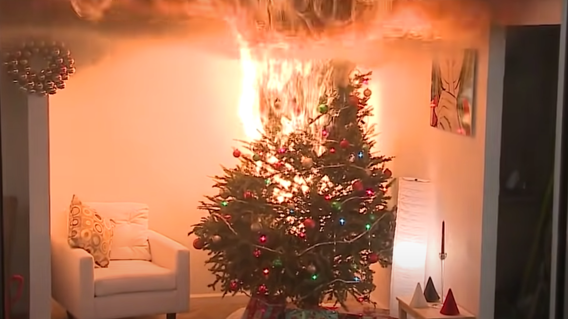 Holiday fire safety: How to prevent Christmas tree fires, light malfunctions and more