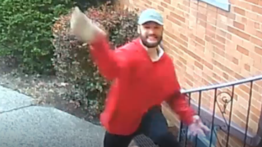 VIDEO: Vandal throws rock at Queens church, NYPD Hate Crimes investigates