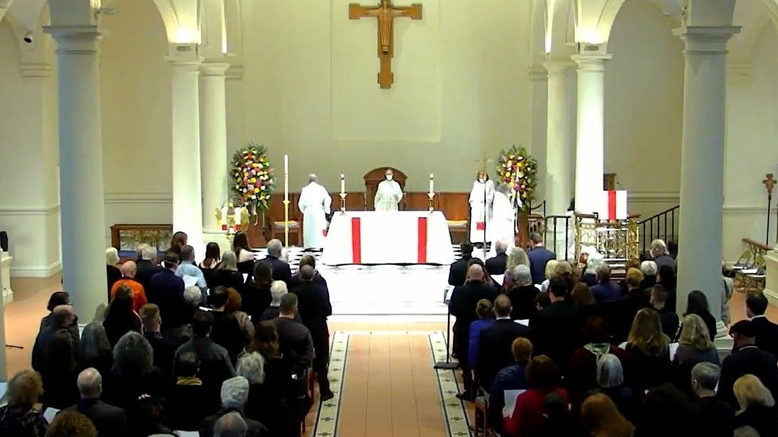 Mourners reflect on the life Barbara Gustern at funeral after brutal shoving attack
