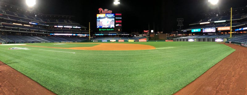 Citizens Bank Park on a quiet Opening Day morning