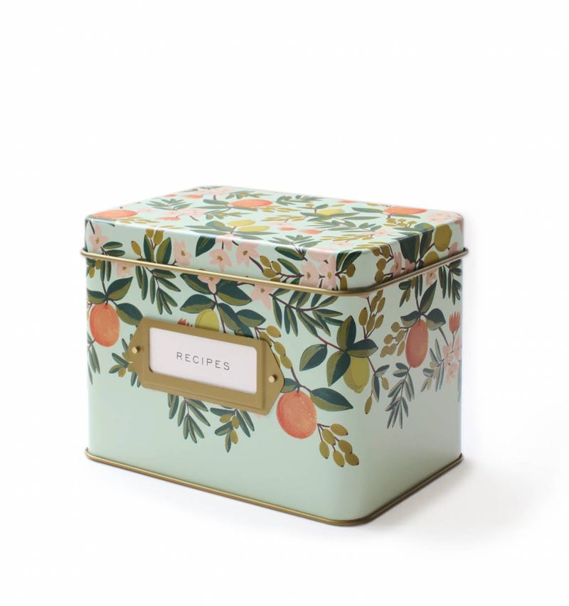 Rifle Paper Co. Citrus Recipe Box
