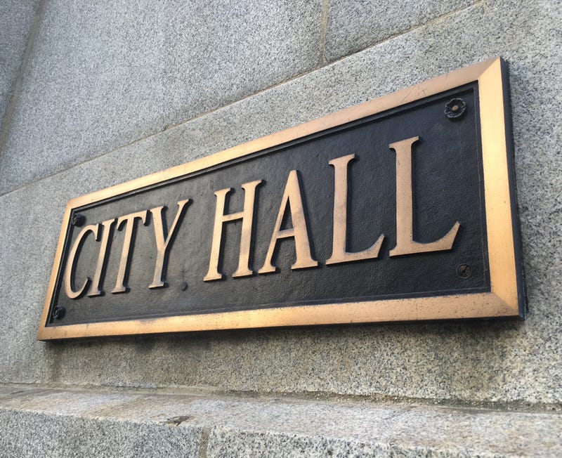 City hall plaque