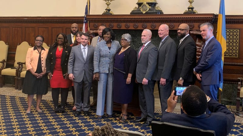 Mayor Cherelle Parker with her latest administration appointments