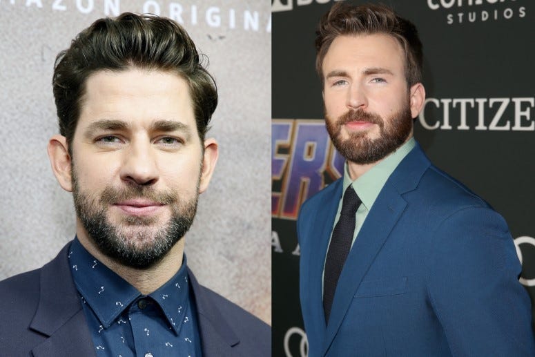 Chris Evans and John Krasinski Go Full Boston for Super Bowl 54