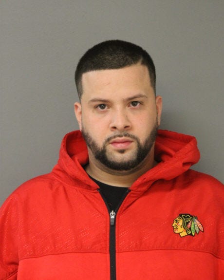Claudio Torres, 30, is charged with reckless discharge of a firearm, unlawful use of a weapon by a felon, possession of a controlled substance, possession of cannabis and possession of LSD, all felonies, according to a statement from Chicago police.
