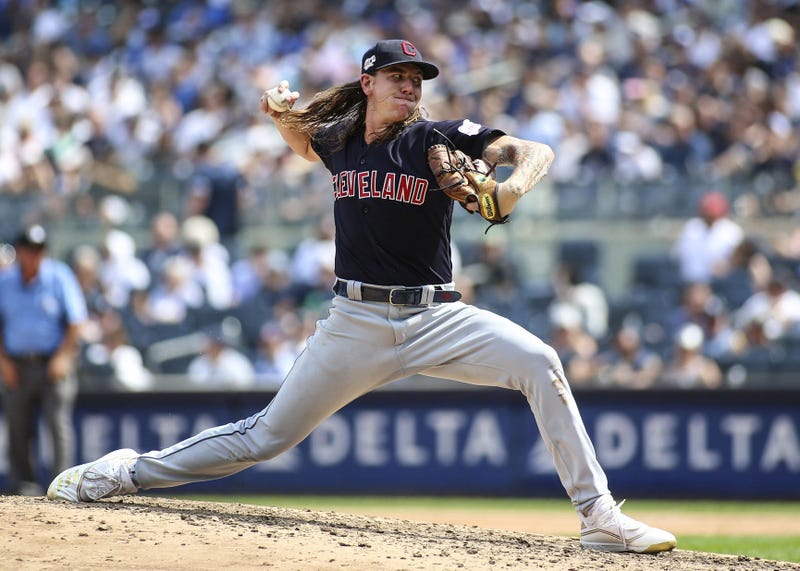 Indians starting pitcher Mike Clevinger