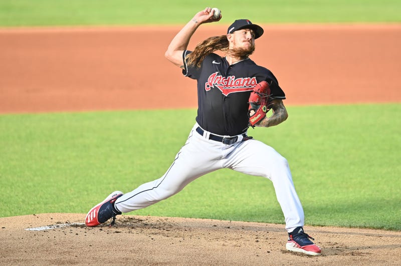 Former Indians, now Padres starting pitcher Mike Clevinger