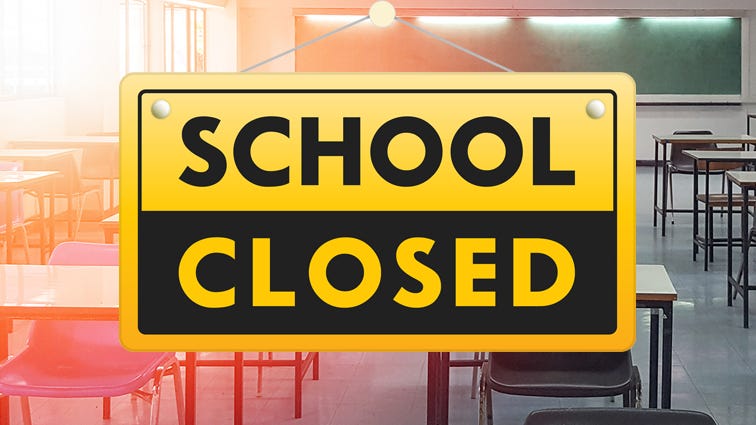 School closings in North Texas due to winter weather conditions