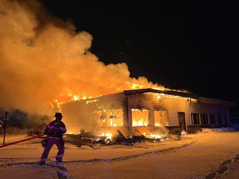 Fire and DTE Energy investigators are continuing efforts to find out what caused a fire that destroyed a golf course clubhouse to the tune of $1 million in Washtenaw County.