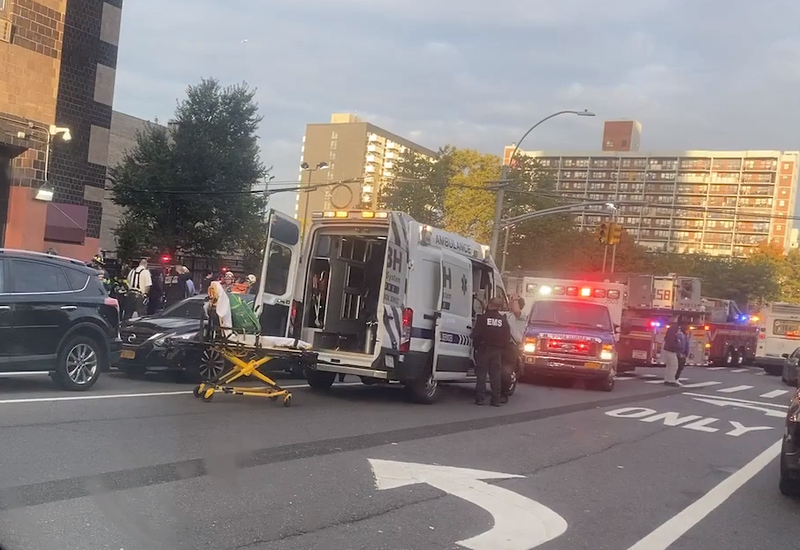 The FDNY responded to an activated carbon monoxide alarm near 800 East 180th St. in the Bronx