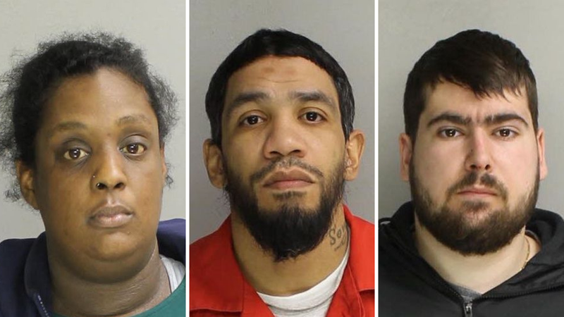 From left: Latashia Lucas, Luis Valazquez and Patrick Perna.