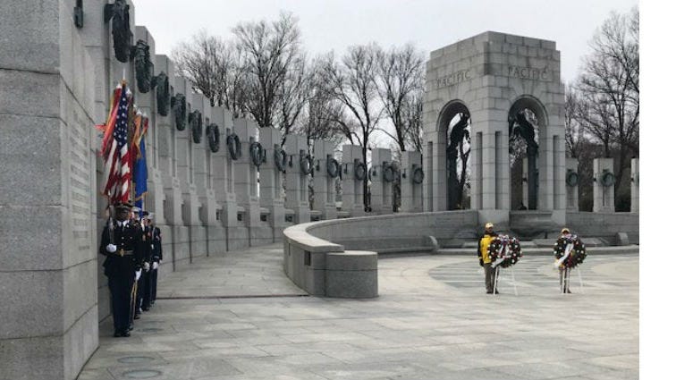 The National World War II Memorial is starting to show its age