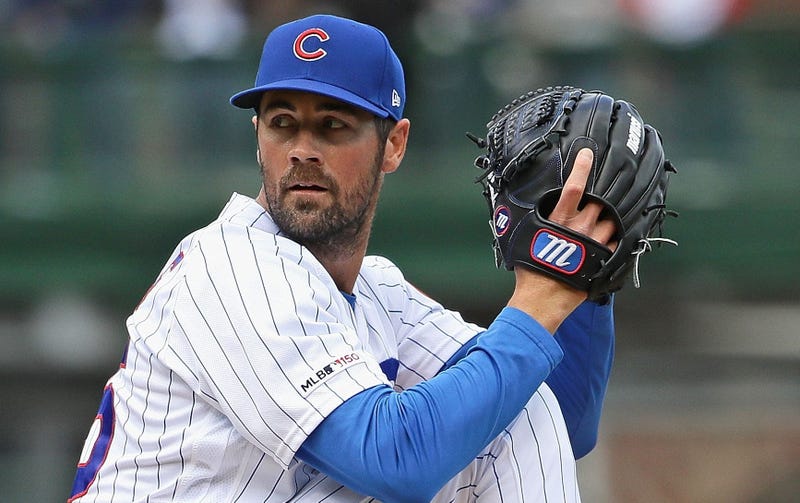 Cubs left-hander Cole Hamels